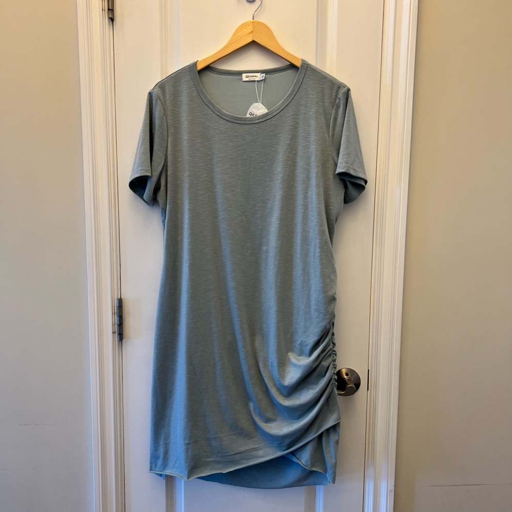 TSHIRT DRESS (asymmetrical bottom) SIZE XL